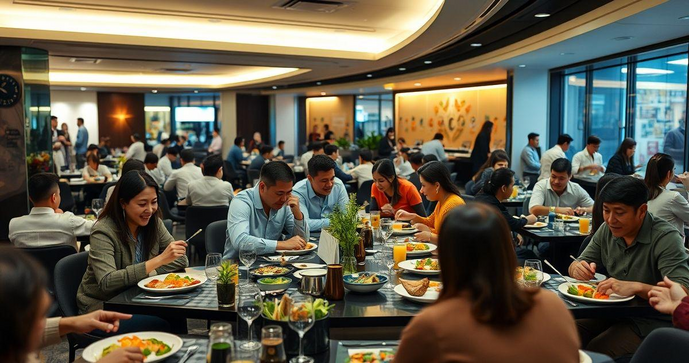 Empresas de Alimentação Coletiva Mudam a Experiência Gastronômica em Ambientes Corporativos